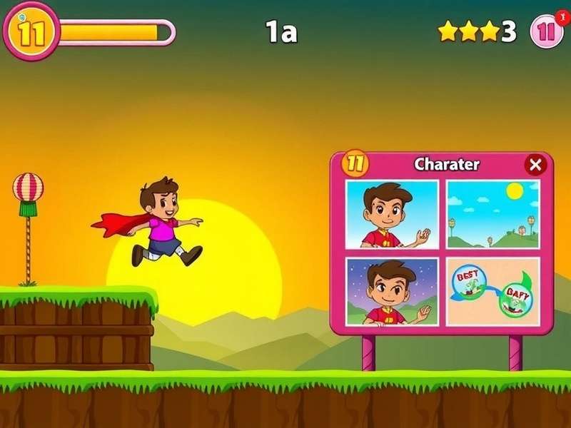 Gulab Jamun Jump character selection screen